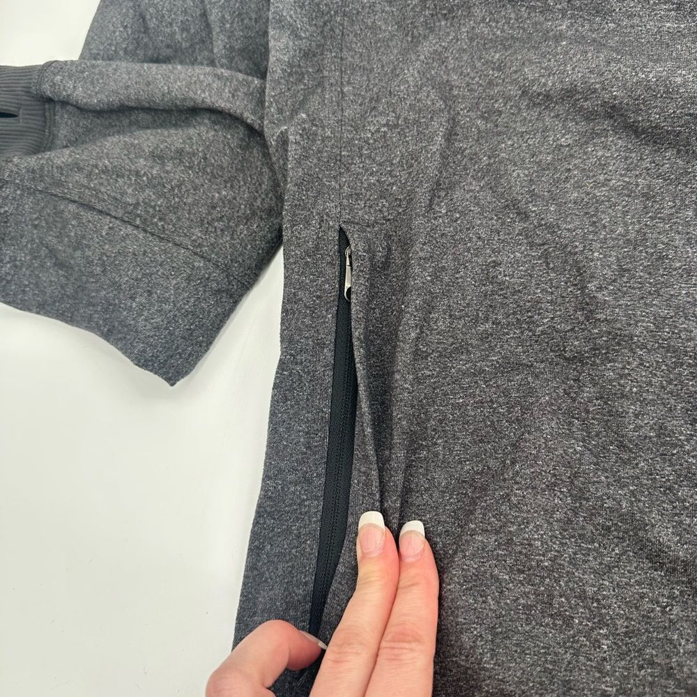 Lululemon Mens Post Gravity Jacket Heathered Black Thumbholes Athletic Size XL? - Picture 8 of 13